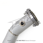 High Flow Catted Stainless Steel Downpipe for Mercedes Benz S560 S580 4.0T - Bull Boost Performance