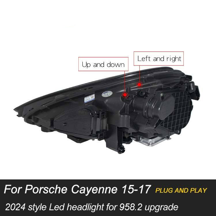 2024 PDLS Matrix Style LED Headlights for Porsche Cayenne 958.2 2015-2017