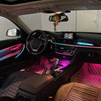 BMW 3 Series F30 / F31 / F34 / F35 / 3GT & 4 Series F36 Gran Coupe Interior 64-Color LED Ambient Light Kit 2013 - 2019