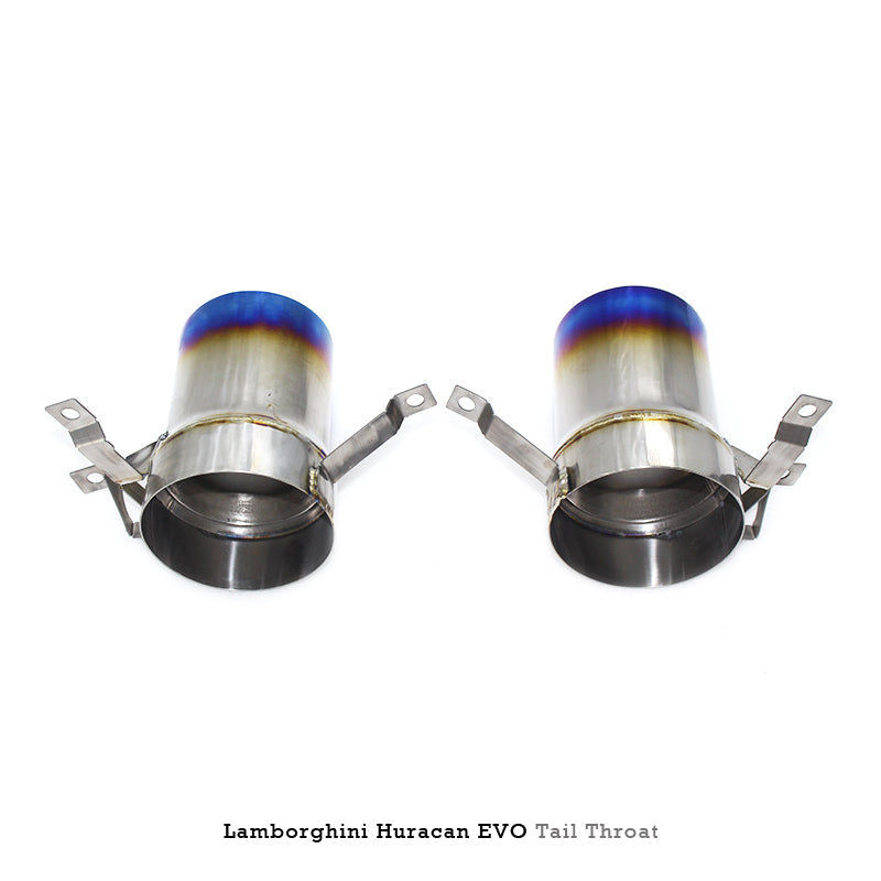 Titanium Exhaust Tips - Lamborghini Huracan EVO