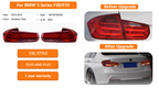 CSL Style LED Tail Lights for BMW 3 Series F30/F35 2012-2018