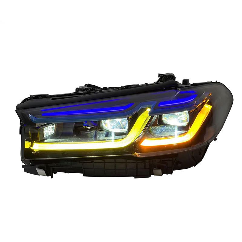 Dual Color LED Headlights Assembly for BMW 5 Series G30 G38 (2018–2020)