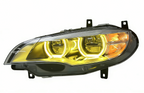 Dual-Color Angel Eye LED Headlights for BMW X6 E71 2008-2014