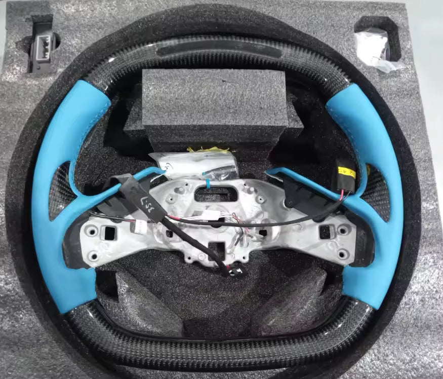 Heated LED Display Carbon Fiber Steering Wheel for Chevrolet Corvette C8 (2020–2025)