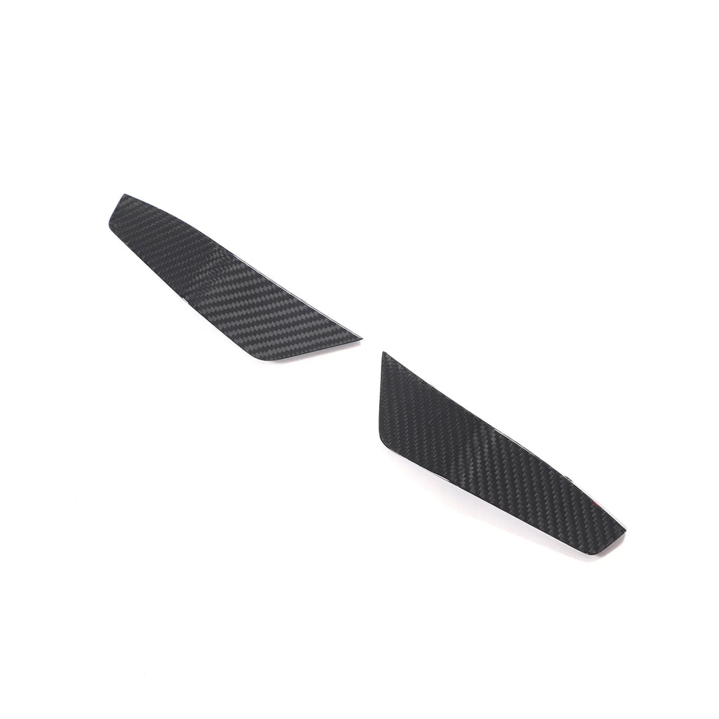 Audi RS7 Sportback 4-Door Dry Carbon Fiber ABT-Style Front Bumper Canards 2020 - 2021
