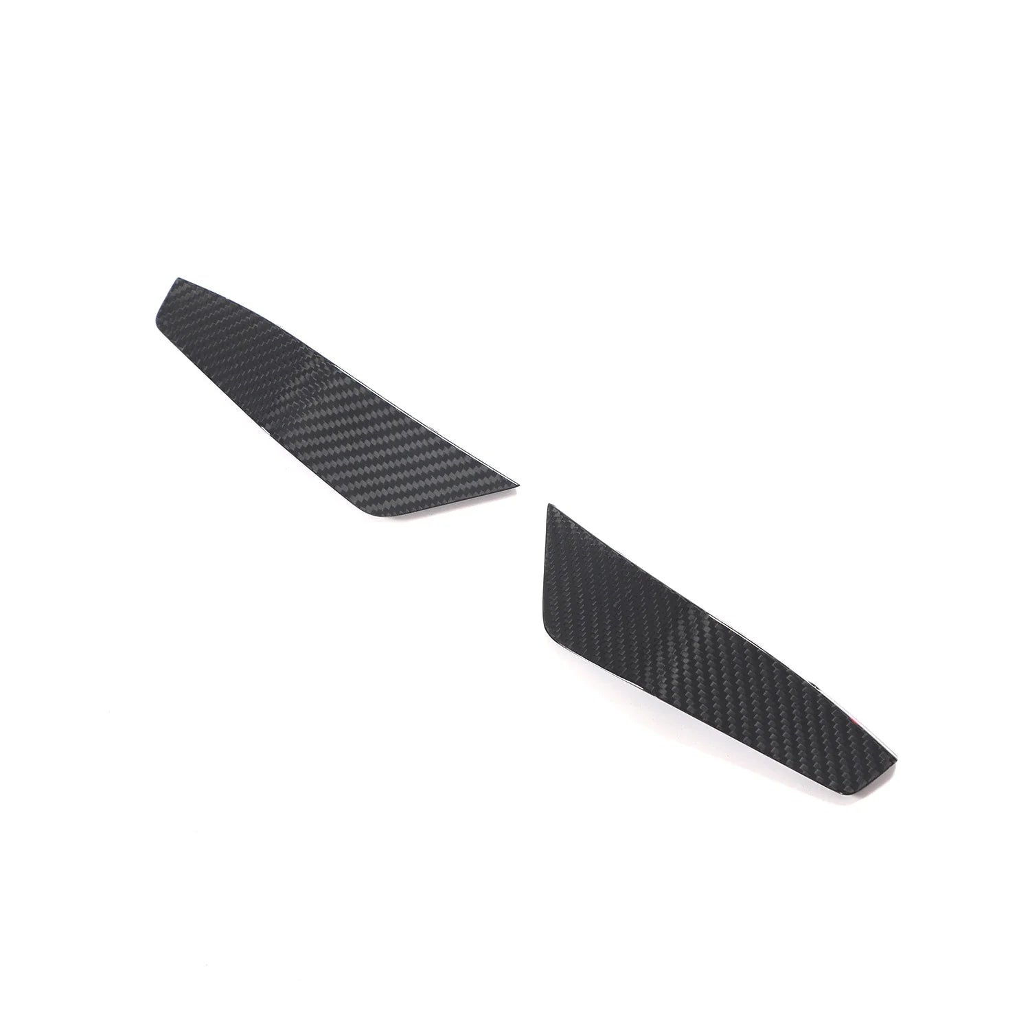 Audi RS7 Sportback 4-Door Dry Carbon Fiber ABT-Style Front Bumper Canards 2020 - 2021