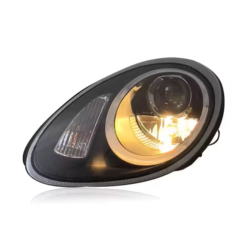 987 Style LED Headlights for Porsche Cayenne 2010-2017
