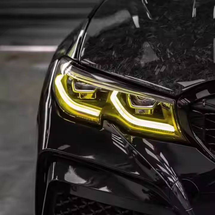 Yellow LED DRL Modules with Heatsink for BMW G20/G21/G28 3 Series 2020-2022