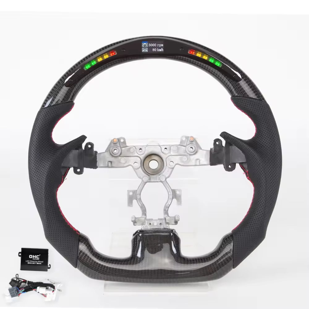 Smart LED Carbon Fiber Steering Wheel for Infiniti G37 2009-2013