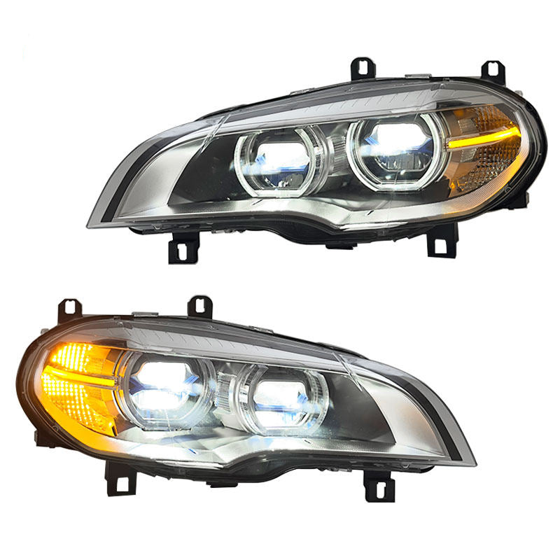 LED Headlights for BMW X5 E70 2007-2013 Plug-and-Play Headlight Assembly