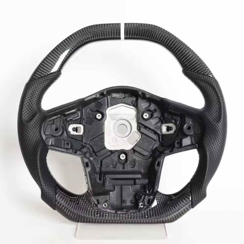 Flat Top & Bottom Carbon Fiber Steering Wheel for Toyota Supra GR A90 (2020-2025)