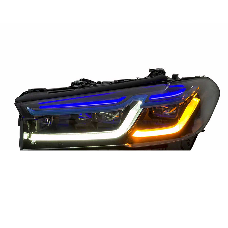 Dual Color LED Headlights Assembly for BMW 5 Series G30 G38 (2018–2020)
