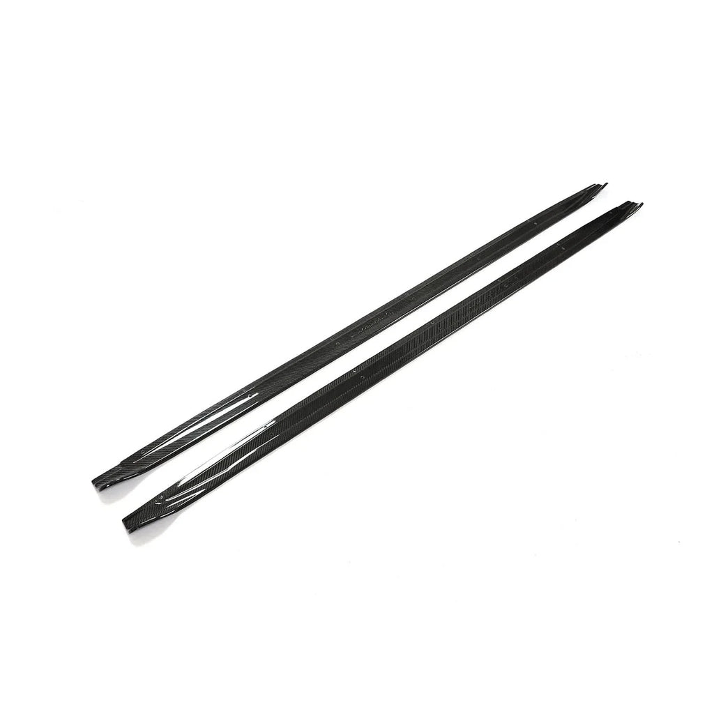 Audi S3 8Y Sedan (2021-2022) Carbon Fiber Side Skirt Extensions – Premium Plus Aero Splitters