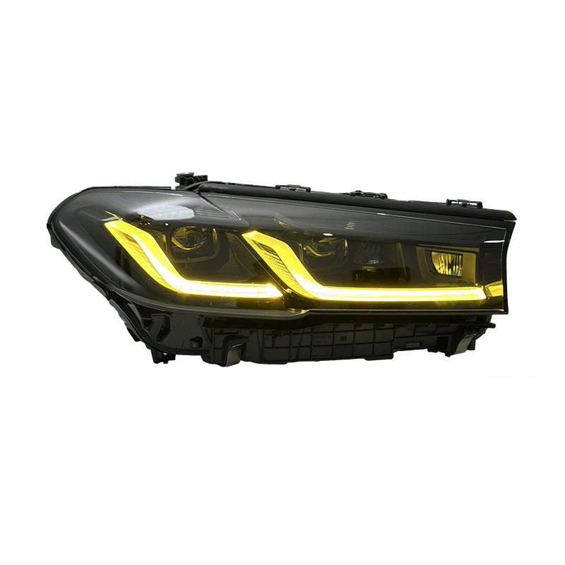 Triple-Color LED Headlights for BMW 5 Series G30/G38 2018-2020 Pre-LCI