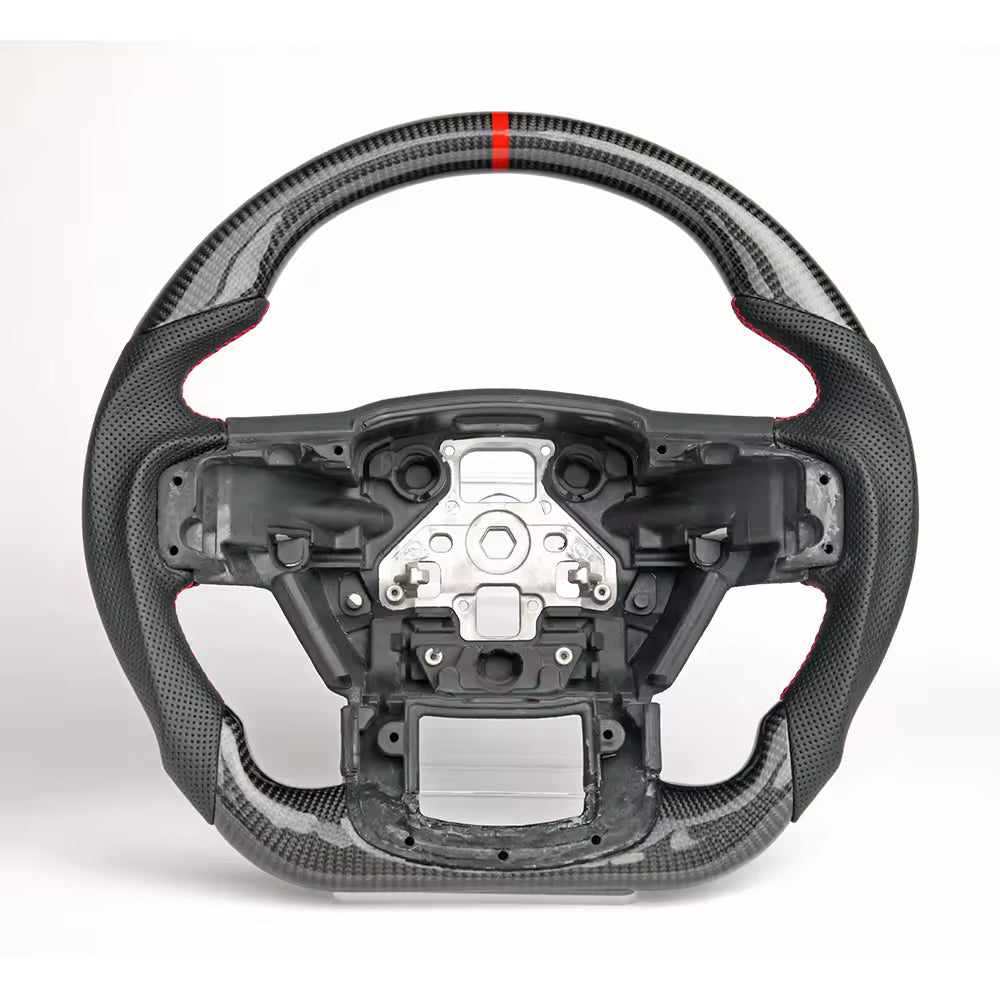Carbon Fiber Steering Wheel for Ford F-150 XL/XLT 2015-2020 Manual No Heated