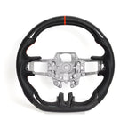Real Carbon Fiber Steering Wheel for Ford Mustang GT Shelby 2015-2023