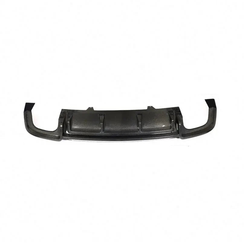 Audi A5 S-Line / S5 B9 Coupe & Sedan Carbon Fiber Gloss Black Rear Bumper Diffuser 2017 - 2019
