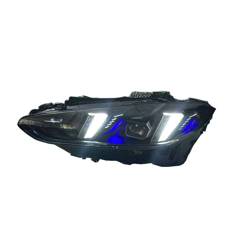 V3 Smoked Snake Eye Tri-Color LED Headlights for BMW G22 4 Series, G80 M3 & G82 M4 2021-2025