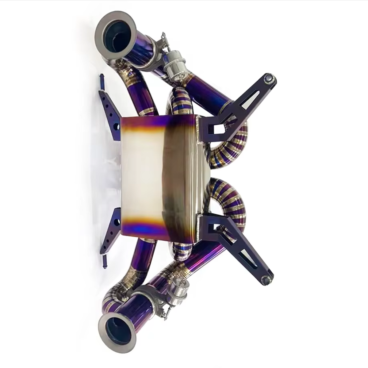 Titanium Alloy Catback Exhaust System for Lamborghini Aventador LP700 4 LP740 4 LP750 4 SVJ 6.5L by Stratec Systems