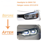 Laser Style LED Headlights Assembly for BMW 3 Series F30 F35 (2012–2019)