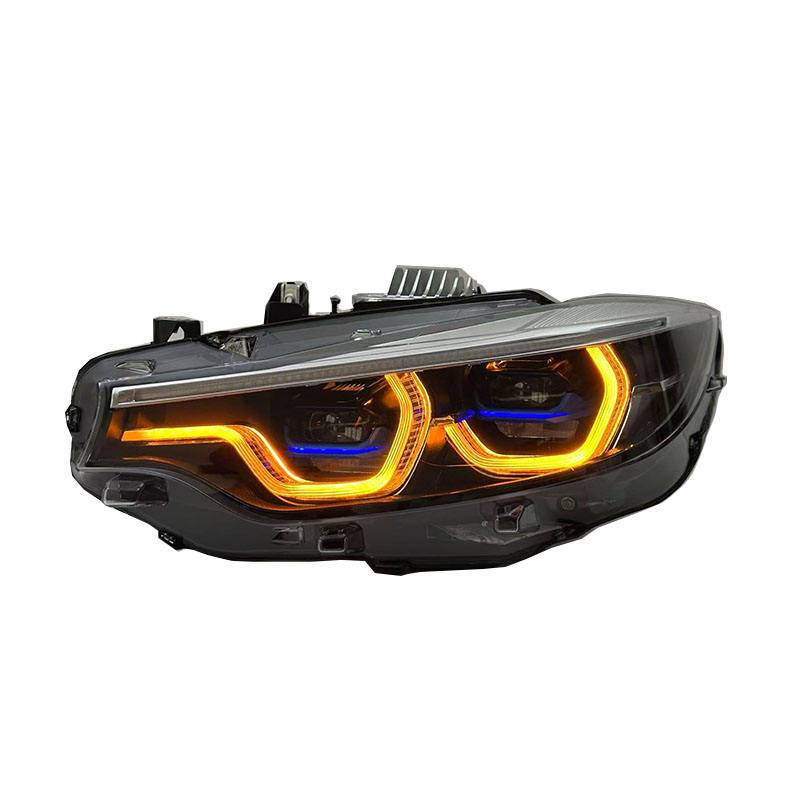 V3 IKON Tri-Color LED Headlights for BMW F32/F36/F80/F82 M3 & M4 2014-2020