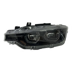 BMW 3 Series F30 / F31 / F35 V3 Smoked Triple-Color LED Headlight Assembly (White / Yellow / Red DRL) 2012 - 2018 (Replaces 63117314531)