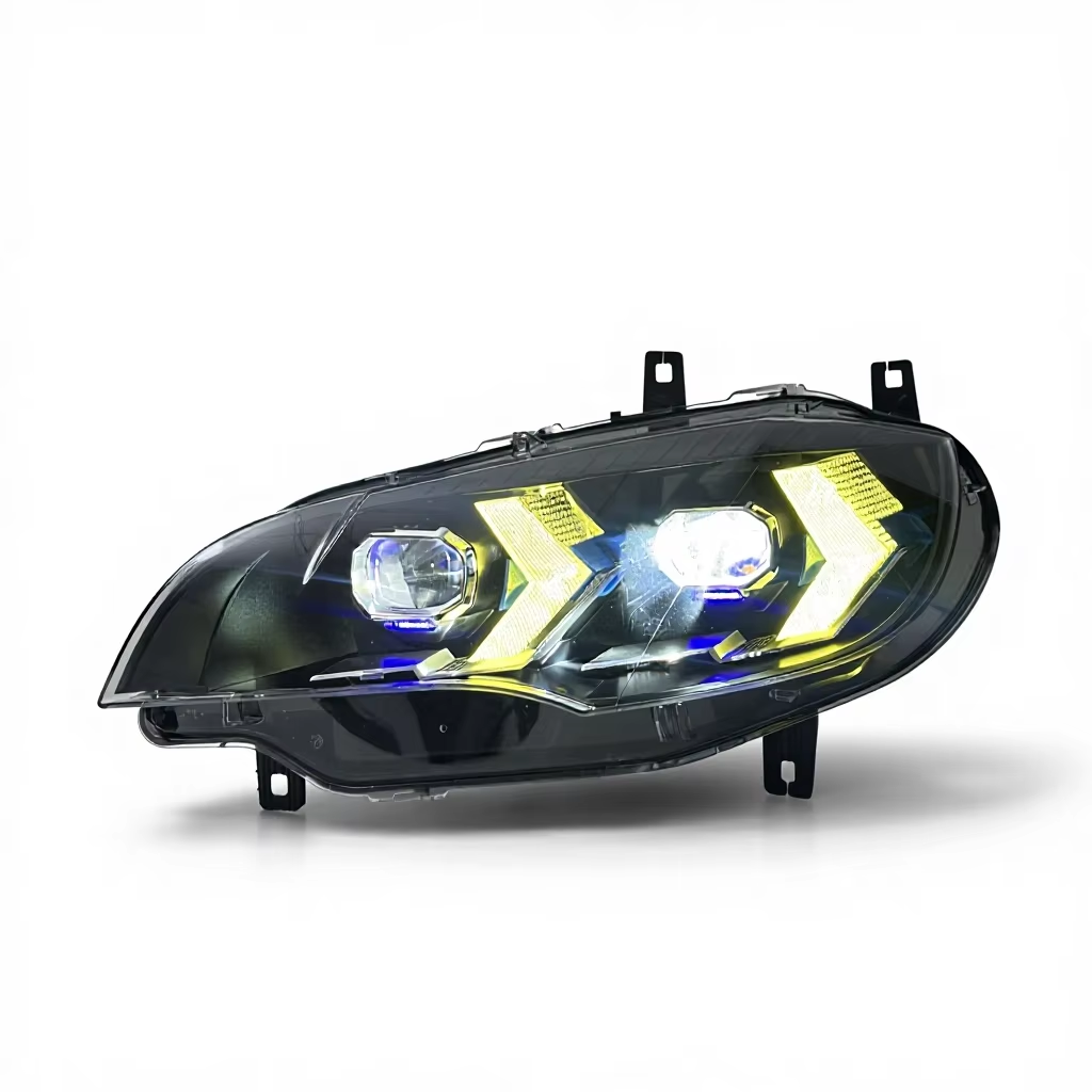 Dual-Color LED Headlights for BMW X6 E71 2008-2014