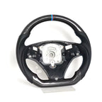 LED Carbon Fiber Steering Wheel for BMW E90 E92 E93 M3, 328i & 335i with Paddle Shifter Cutouts