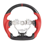 Carbon Fiber Steering Wheel for Lexus IS 2013-2025 & RC F NX300 2015-2020 Red Leather