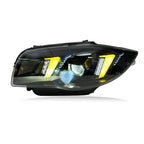 BMW 1 Series E87 Snake Eye Laser LED Headlight Assembly with Dual-Color DRL (Yellow / White) 2004 - 2011 (116i / 118i / 120i / 125i)