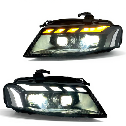 RS Style LED Headlights Assembly for Audi A4 (2008–2012)