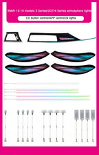 BMW 3 Series F30 / F31 / F34 / F35 / 3GT & 4 Series F36 Gran Coupe Interior 64-Color Dynamic LED Ambient Light Kit 2013 - 2019