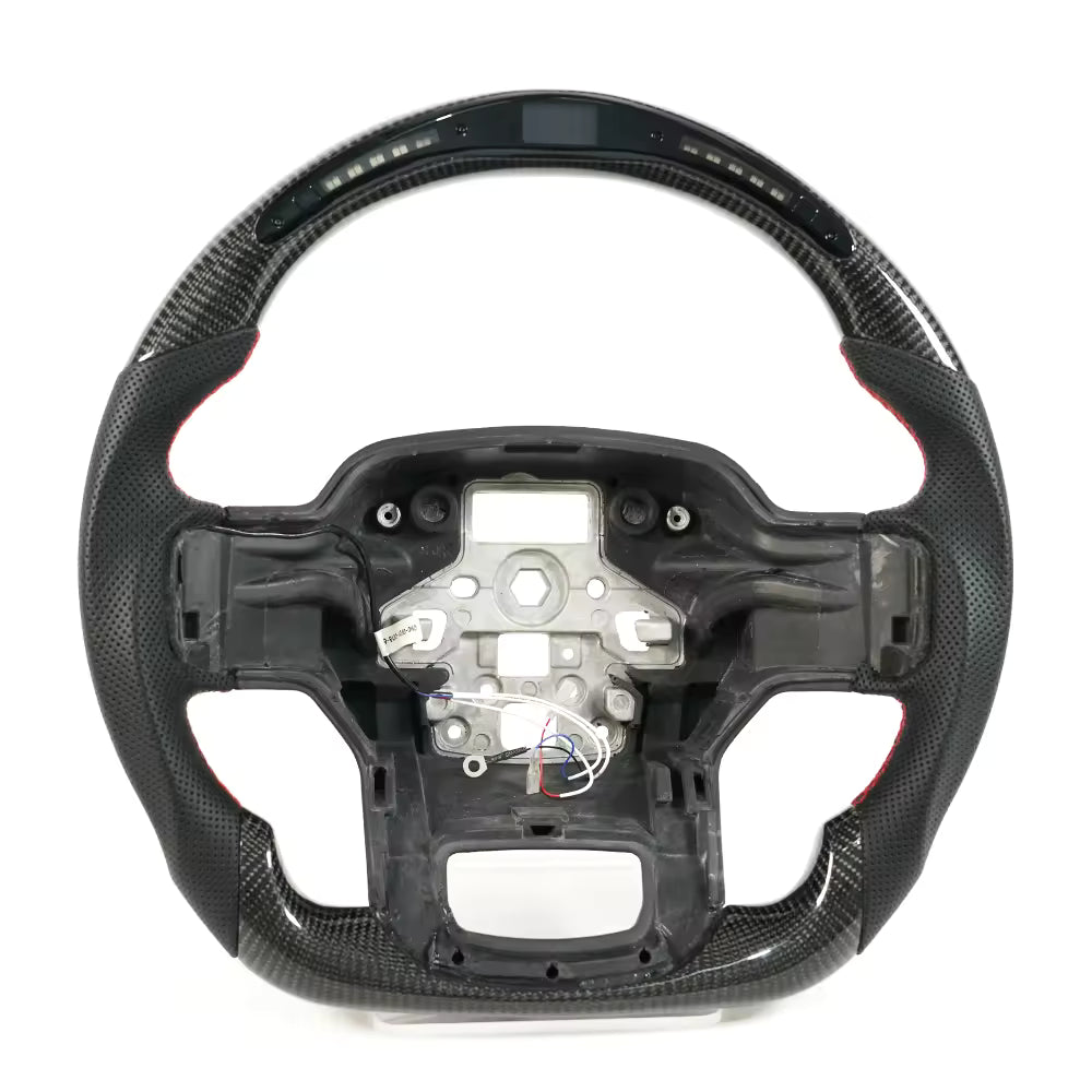 Carbon Fiber LED Steering Wheel for Ford F-150 Raptor 2021-2024