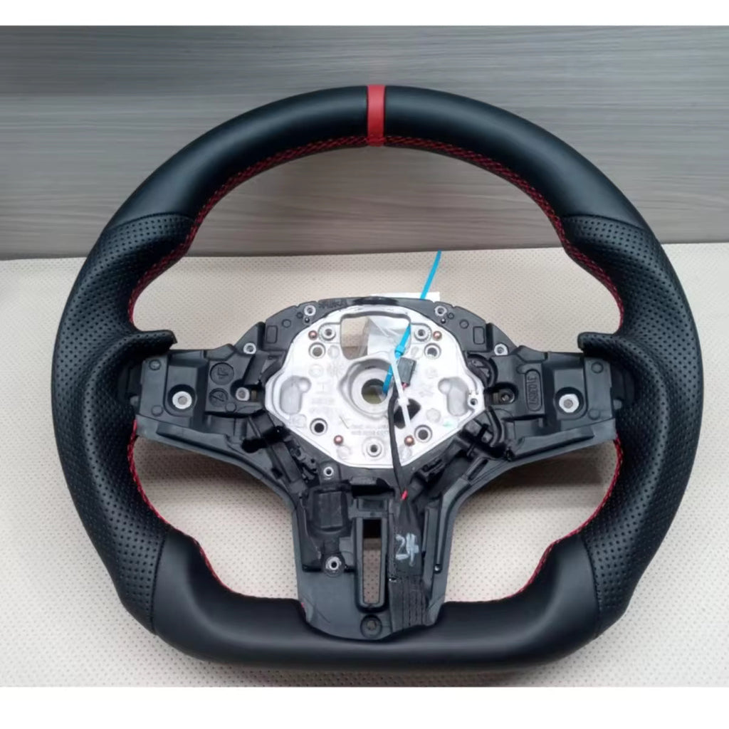 Real Carbon Fiber Heated M Sport Steering Wheel for BMW G Series M5, M8, X3M, X5, X6 & X7