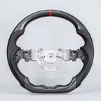 Real Carbon Fiber LED Steering Wheel for Nissan Z Fairlady 400Z RZ34 2023–2026 with Perforated Leather Grip