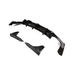 Audi RS7 C8 Sportback 4-Door Dry Carbon Fiber Rear Bumper Lip With Big Fins 2020 - 2021
