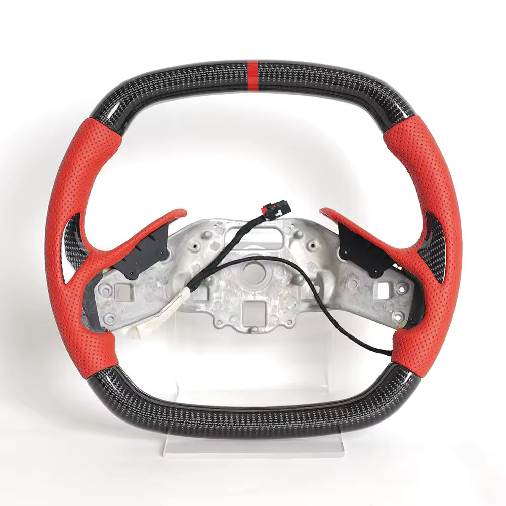 Heated Carbon Fiber Steering Wheel for Corvette C8 Z51 2020-2026