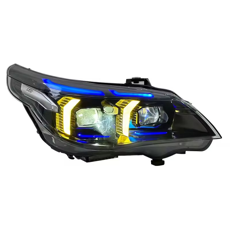 Dual-Color Snake Eyes Headlights for BMW E60 5 Series 2003-2010