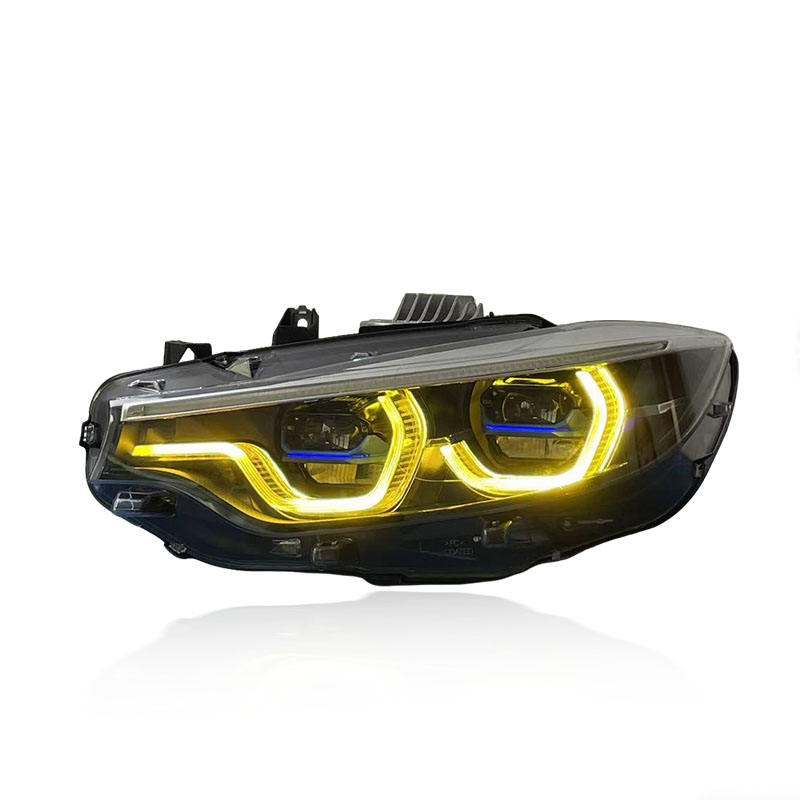 V3 IKON Tri-Color LED Headlights for BMW F32/F36/F80/F82 M3 & M4 2014-2020
