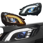 Full LED Headlights Assembly for Mercedes Benz E-Class W212 (2013–2015)
