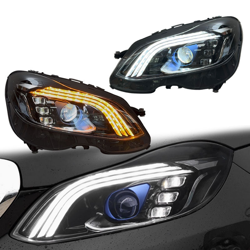 Full LED Headlights Assembly for Mercedes Benz E-Class W212 (2013–2015)
