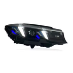Dual Color Snake Eyes LED Headlights Assembly for BMW 3 Series G20 G28 (2019–2022)