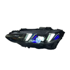 V3 Smoked Snake Eye Tri-Color LED Headlights for BMW G22 4 Series, G80 M3 & G82 M4 2021-2025