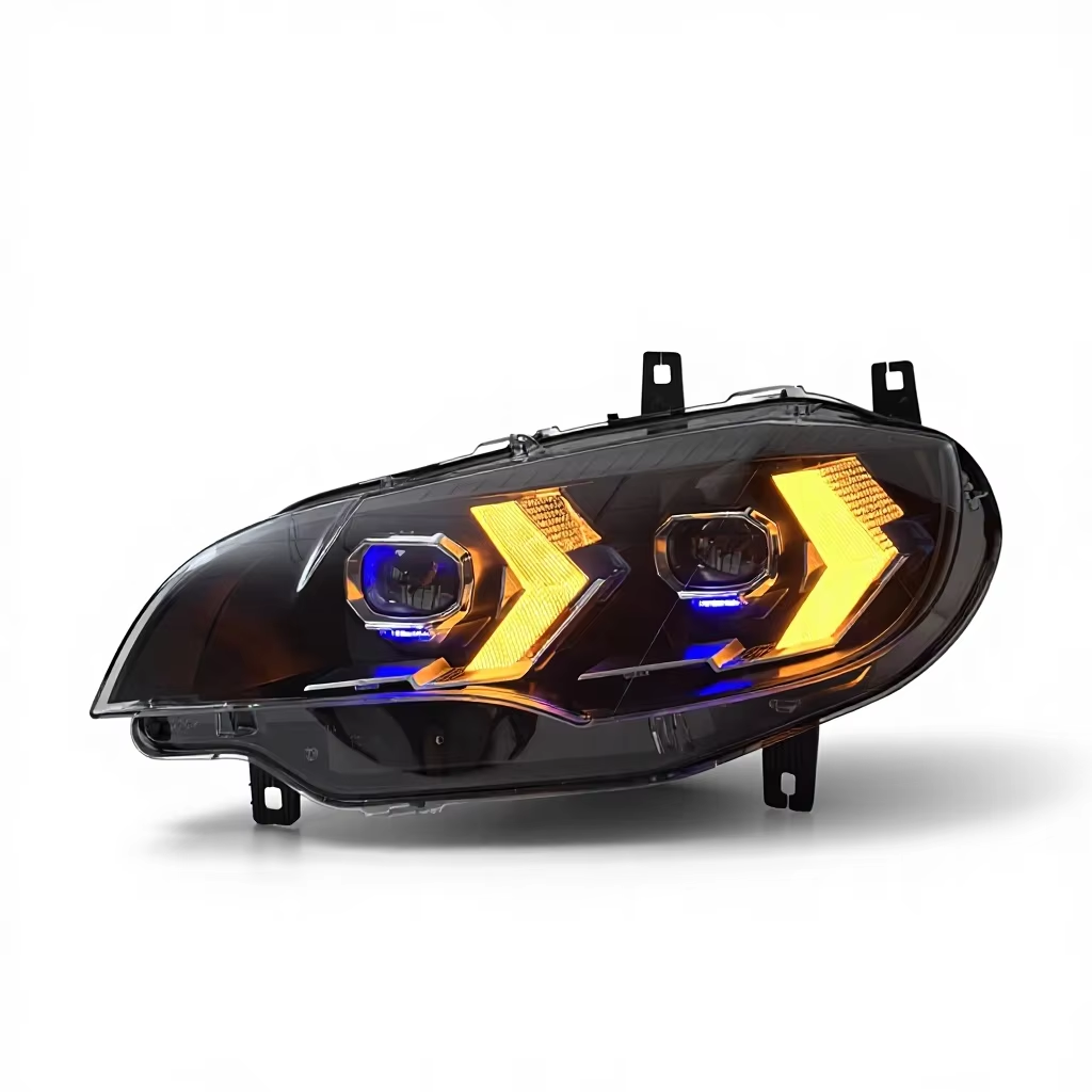 Dual-Color LED Headlights for BMW X6 E71 2008-2014