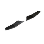 Audi RS7 Sportback 4-Door Dry Carbon Fiber ABT-Style Front Bumper Canards 2020 - 2021