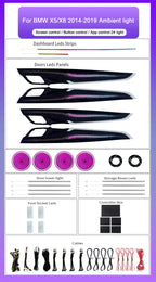 BMW X5 F15 / X6 F16 Interior 64-Color Galaxy LED Ambient Light Kit 2014 - 2018