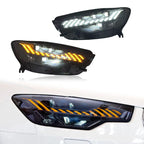 LED Headlights Assembly for Audi A6 / A6L C7 (2012–2018) | Dynamic Turn Signal Upgrade | LED Daytime Running Lights | Plug & Play