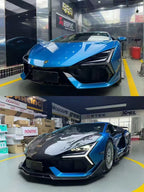 Carbon Fiber DK Style Front Splitter Lip - Lamborghini Revuelto