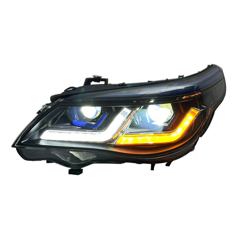 Dual Color Laser Style Headlights Assembly for BMW 5 Series E60 E61 (2003–2010)