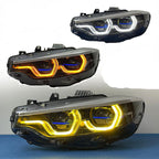 V3 IKON Tri-Color LED Headlights for BMW F32/F36/F80/F82 M3 & M4 2014-2020